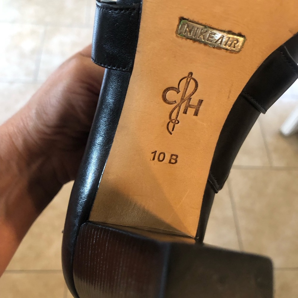 Cole Haan X Nike Black Courtney Air Tall Boots. Size 10 B - Picture 11 of 13